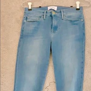 Frame le skinny de Jeanne skinny ankle jeans